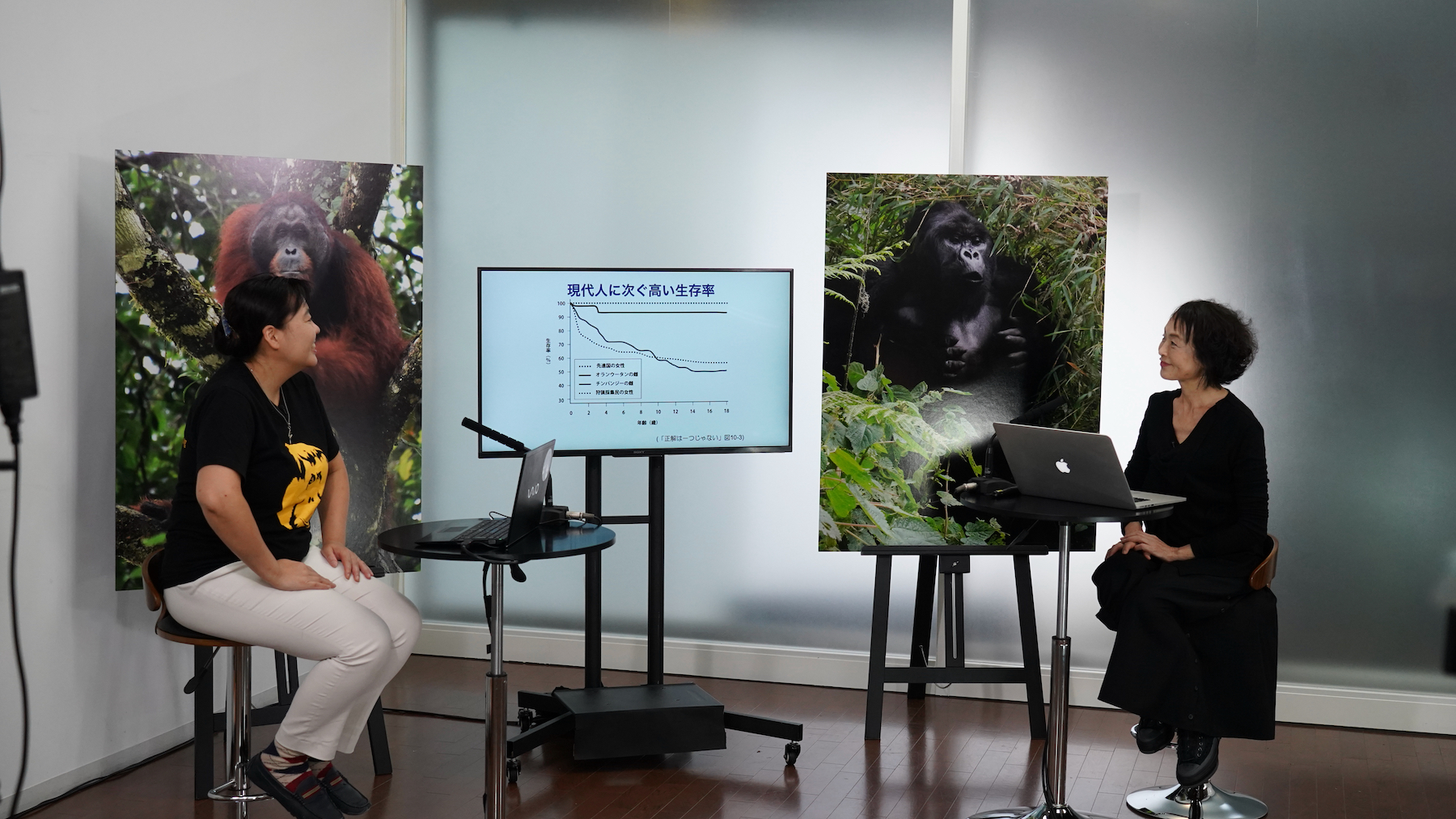 English subtitles on Talk show with an orangutan researcher (vol. 4-6)