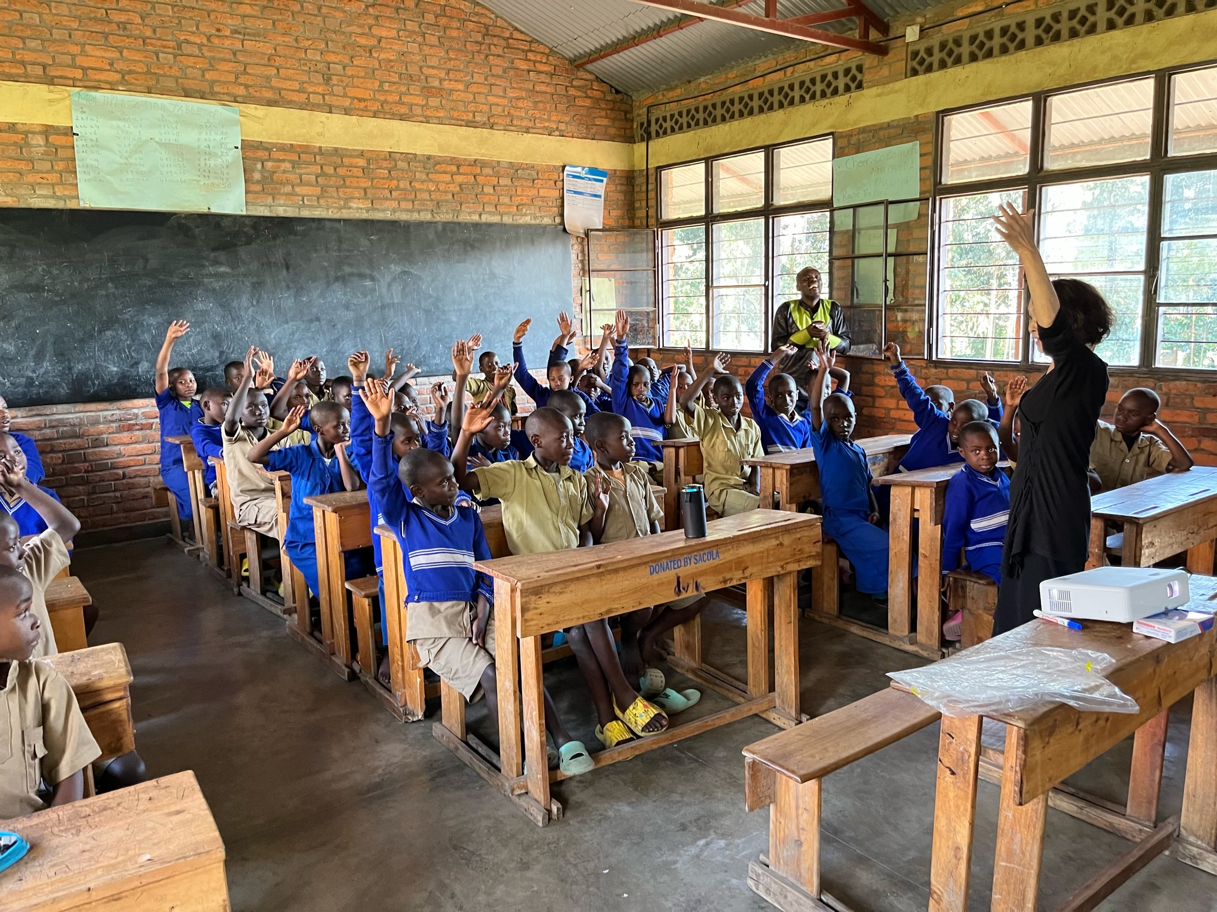 Lecture at Primary School in Kabwende