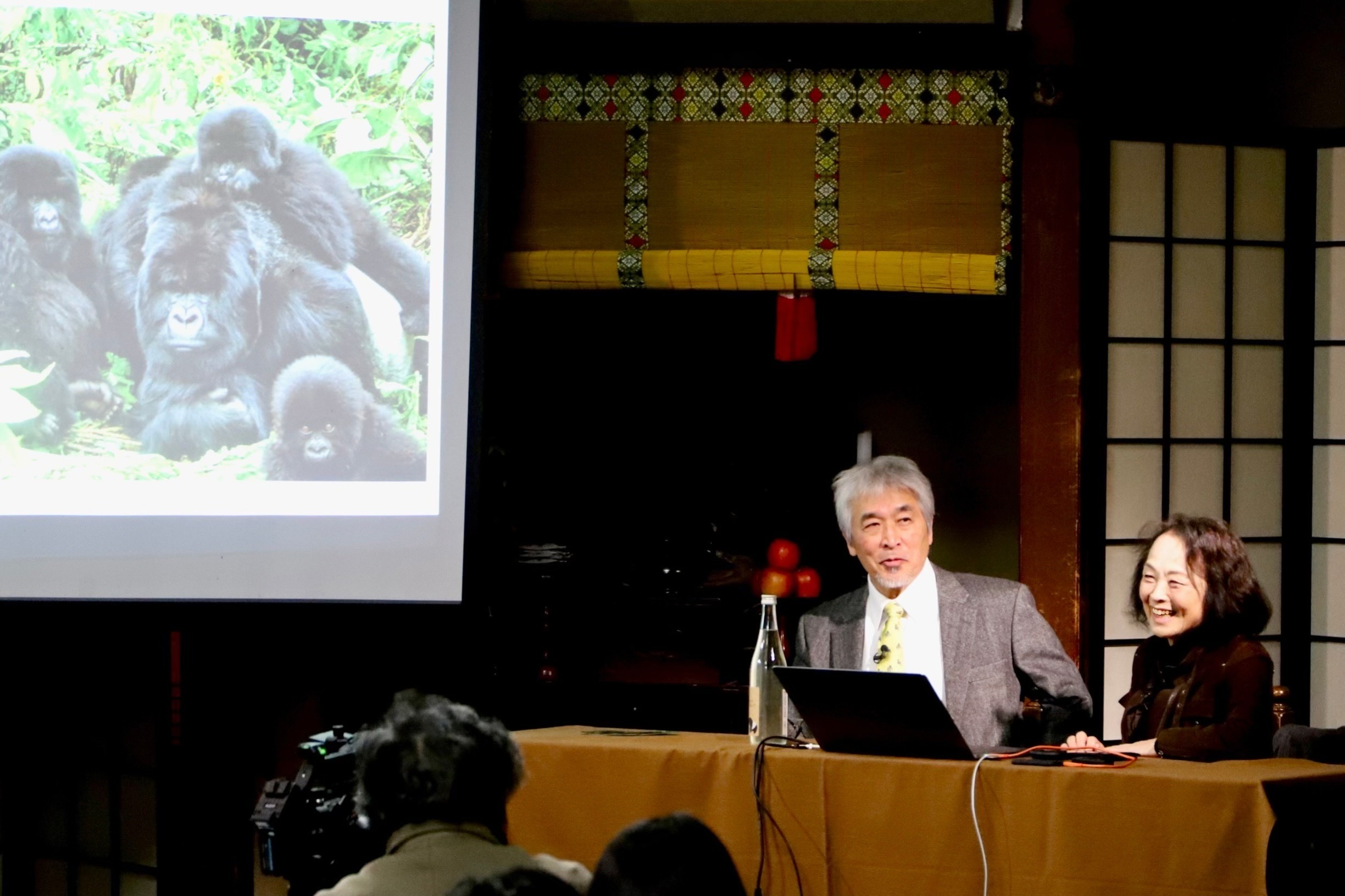 Talk event with Prof. Yamagiwa in Kyoto